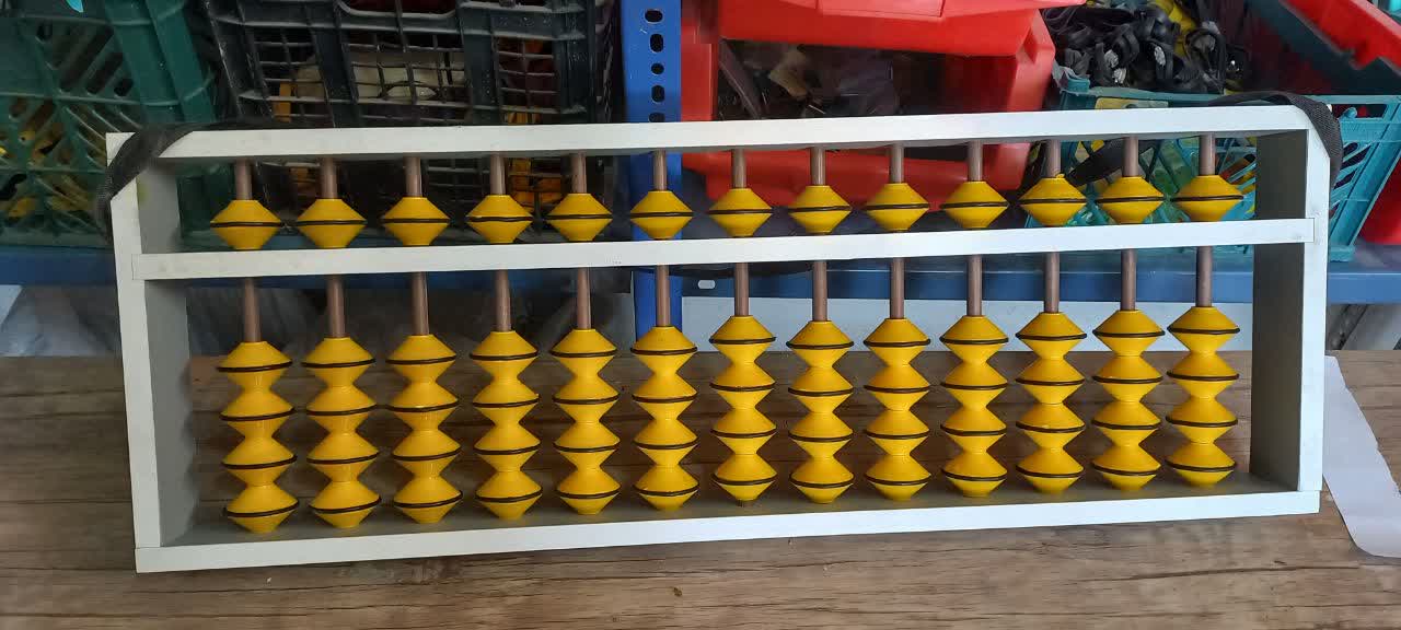 چرتکه ۱۳ ستون مربی بدنه mdf